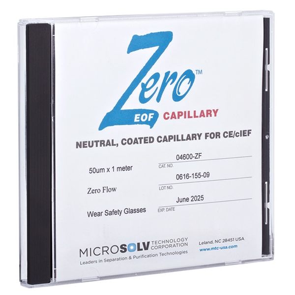 Microsolv Kapillare, Null-Durchfluss, 100μm ID bei 1 Meter, 1 St/Pkg
