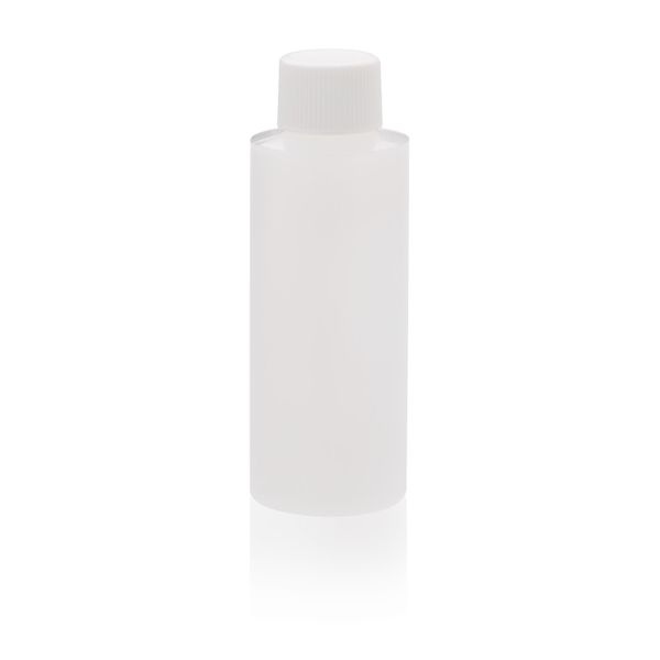 DWK Wheaton Zylindrische Rundflasche, HDPE natur, 60ml, 35 x 98 mm, 72 St/Pkg