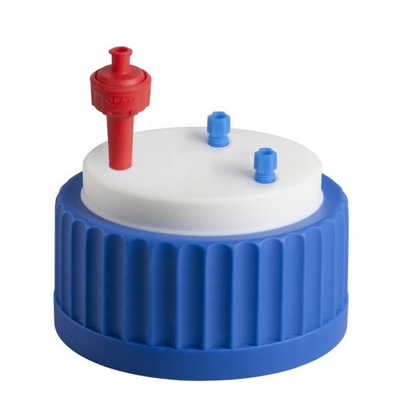 SCAT SafetyCap II, GLS80, 2x PFA-fittings 3.2 mm OD + air valve