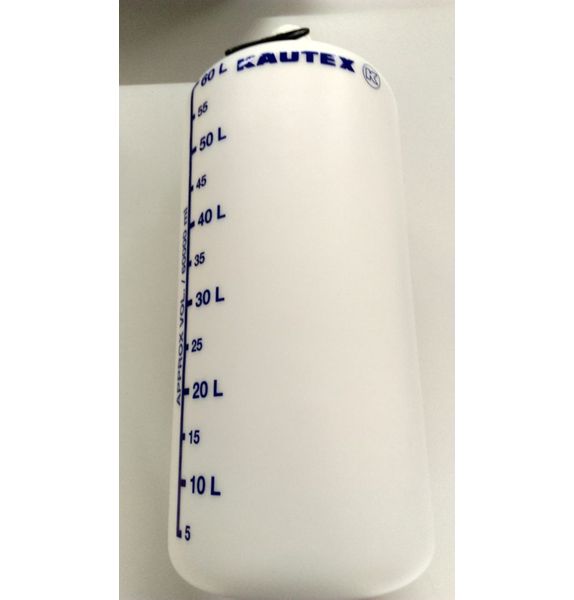SCAT Round canister 60 L, S65, HDPE, dimensions WxHxD: 350 x 825 x 350 mm
