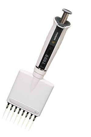 Sartorius Tacta mechanische Pipette, 8-Kanal, 0.5-10 μl