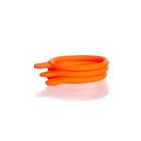 Product Image of DURAN GL 45 Kennzeichnungsring aus Silikon für GL 45 DURAN® Laborflaschen, Orange, 20 St/Pkg