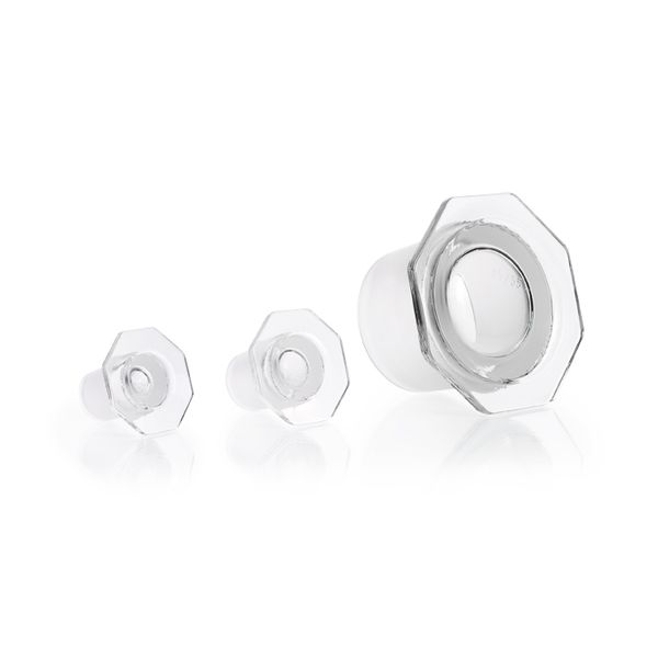 Duran Group DURAN Deckelstopfen mit kurzem Normschliff, achteckig, NS 29/22, halbhohl, 10 St/Pkg, ersetzt DU246250905
