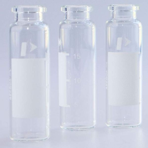 PerkinElmer Headspace Bördel-/Rollrandfläschchen, 20 ml, 20 mm ID, 100 St/Pkg