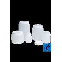 Product Image of Can of HDPE natural 1000ml with white screw cap