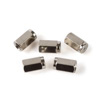 23098 - MS Interface Nut Brass (nickel plated), 1/16'' x 1.2mm hole ...
