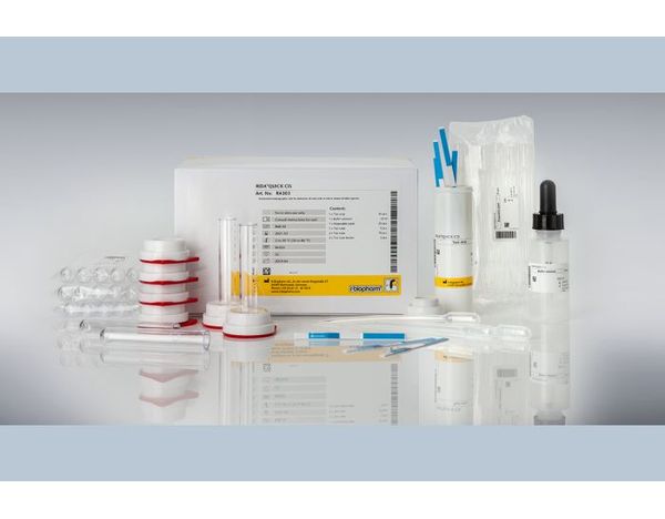 R-Biopharm AG Immunchromatographischer Test, Rida Quick CIS, 25 Tests, Nachweis von Kuhmilch in Milch oder Käse