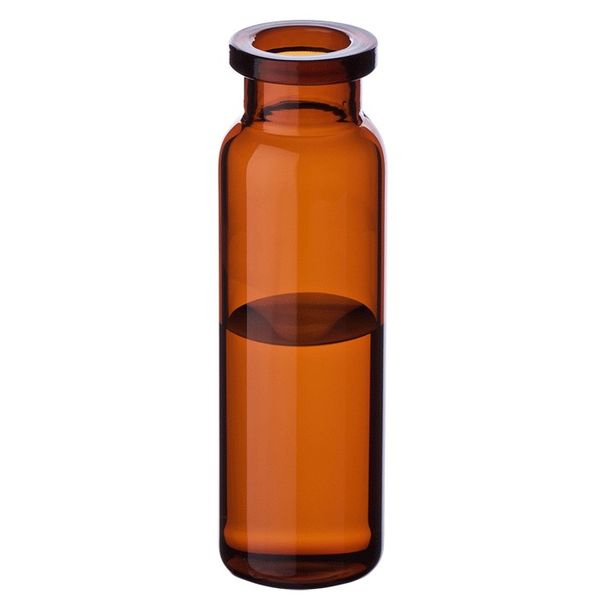 Microsolv Headspace Vial amber, 20 ml, Crimp Top 20 mm, CTC Style, Round Bottom, 100 pc/PAK