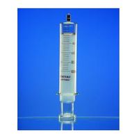 Product Image of All glass syringes, FORTUNA, OPTIMA, 100ml:4, CE, Luer-Lock-tip,amber grad.,autoclavable at 134°C