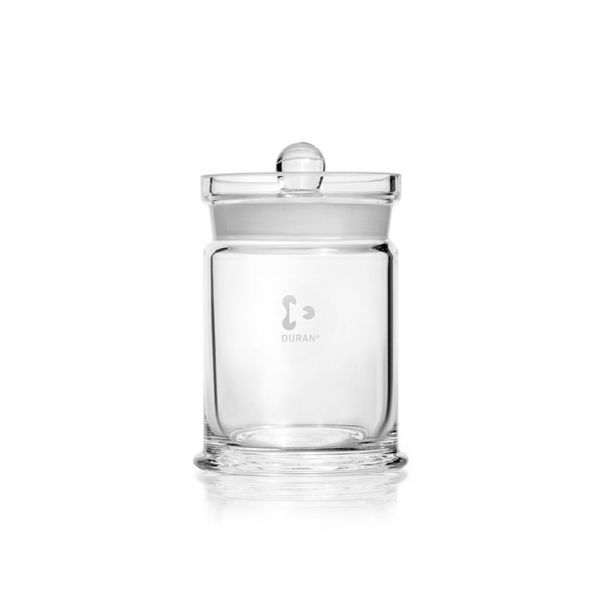 Duran Group DURAN Specimen jar, with ground-in knobbed lid, 85 x 123 mm, 10 pc/PAK