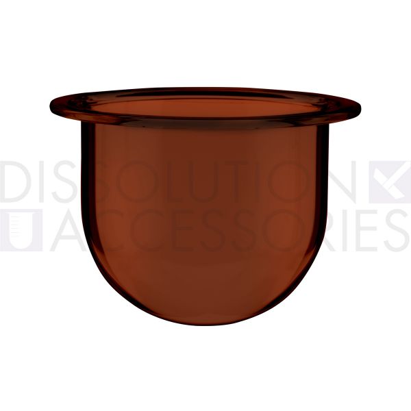 Dissolution Accessories Vessel, Boro 3.3, amber, 500 ml, Distek