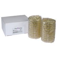 Product Image of Sabouraud-Glucose-Agar mit Chloramphenicol (Ph. Eur.), Platte Ø 90 mm, bestrahlt, für die Mikrobiologie, 20 St/Pkg
