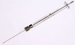 Hamilton 1 μl, Modell 7001 Special Agilent Spritze, Special, 26 Gauge, 43 mm, point style AS, max. Druck 6000 psig (413.7 bar), max. Temperatur 115°C 