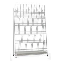 Product Image of Draining rack, PVC coated, 420x160x610mm, 44 test tubes and flasks