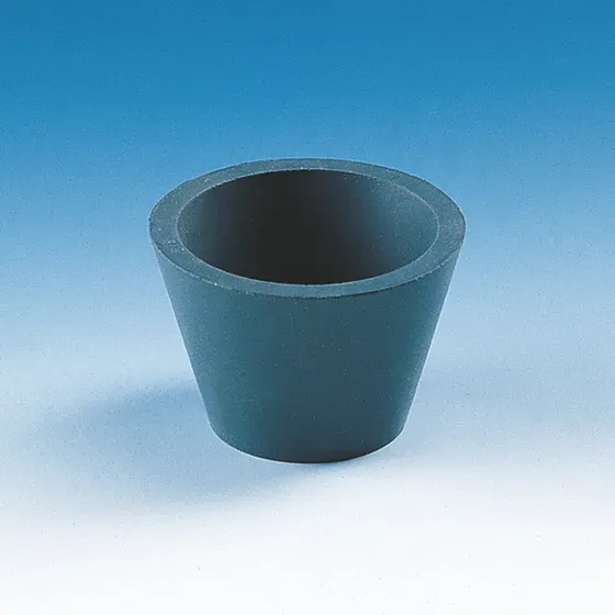 Brand GmbH & Co. KG Gummidichtung konisch, EPDM, für Filternutschen und Filtrierflaschen Gr. 84, oberer AD 84 mm, unterer AD 61 mm, unterer ID 50 mm, 