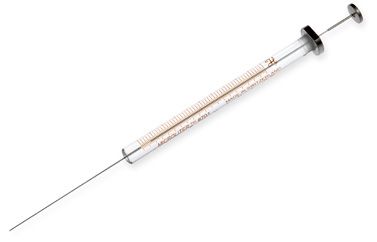 Hamilton 10 μl, Modell 701 SN Spritze, 26s Gauge, 50 mm, point style 2, max. Druck 2000 psig (137.9 bar), max. Temperatur 50°C/122°F
