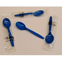Product Image of Sample spoon 8 ml, sterile single packed, color blue, 1000 pc/PAK