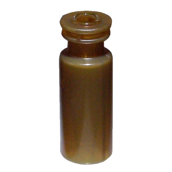 Microsolv Snap Top Vials, Plastic. Amber / Clear Glass Insert, 200ul Fused Insert . An 11mm snap-ring and 12x32mm OD, for use as an autosampler vial, 
