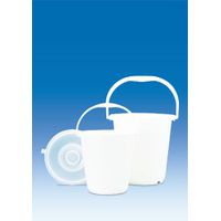 Product Image of Bucket, PE-HD, white, without lid, graduated, 5 l