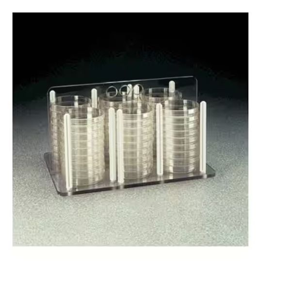 Nalgene Thermo Scientific Racks for petri and bioassay dishes, PC, clear, 60 x 100 mm