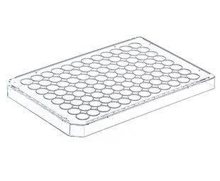 Greiner Bio-One Abdeckplatte, PS, hohes Profil, mit Kondensationsringen, steril, 100 x 1 St/Pkg