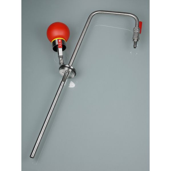 Bürkle Solvent pump hand operated, 60 cm, 2'' fine thread, old No. 5603-01