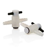 Product Image of Two-way stop-cock/PP, bore 2mm with Teflon-TFE-plugs