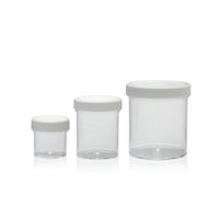 Product Image of Weithalsbehälter, Polystyrol, weiß, mit PP-Schraubkappe 120-400 mit PE-Einlage, 1000ml, 24 St/Pkg