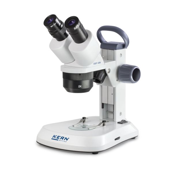 Kern OSF 438 Stereo Microscope Binocular, Greenough, 1/2/3x, WF10x20, 0,35W LED