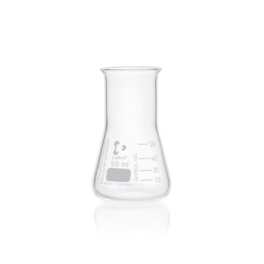 Duran Group Erlenmeyerkolben/DURAN, Weithals, 25 ml mit Teilung, 10 St/Pkg