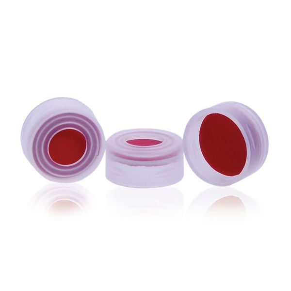 DWK Wheaton 11 mm snap cap, natural, with PTFE/silicone/PTFE septum, EVA, 100 pc/PAK