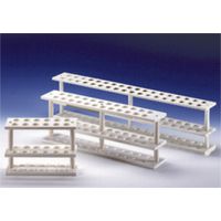Product Image of Butyrometer rack for 24 butyrometers 2 rows, (WxHxT) 450x160x80 mm, holes 26 mm diam., white PP