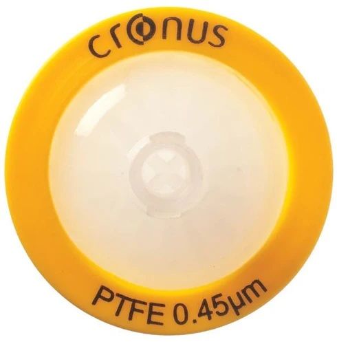 QLA Syringe Filter Cronus , PTFE, 25 mm, 0.45 μm, yellow, non-sterile, 1000 pc/PAK