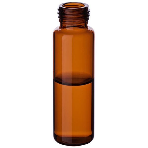 Microsolv Headspace Vial amber, 20 ml, Screw Thread 18 mm, Round Bottom, 1000 pc/PAK