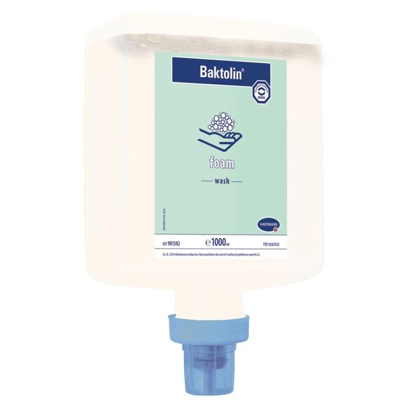 Bode Händereinigung Baktolin foam, CleanSafe Flasche mit vormontierter Dosierpumpe 6 x 1000 ml