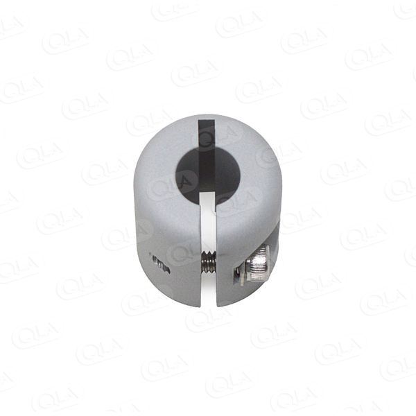 QLA Locking Shaft Ring with slot for Agilent/VanKel baths (3/8" OD Shaft), Clear Anodized Aluminum