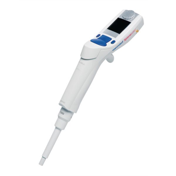 Eppendorf Xplorer plus, single channel, 50-1000 μL, blue for pipette tips 1000 μL