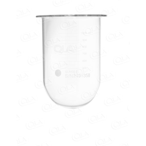 QLA Glasgefäß, 1000 ml, klar, für Electrolab, Serialized