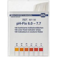 Product Image of Indikatorstäbchen pH-Fix pH 6,0...7,7 nicht blutend (Pack=100 Stäbchen), 6x85mm