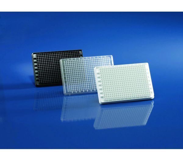 Brand GmbH & Co. KG Mikrotiterplatte BRANDplates, 384-well, immunoGrade, PS, schwarz, F-Boden, Standard, 10 x 5 St/Pkg