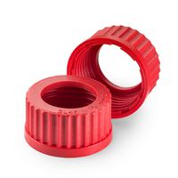 Product Image of Screw cap, DIN-thread GL 45 red, centric bore dia. 34 mm, 10 pc/PAK