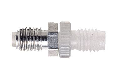 Hamilton Swivel-Connector, Kel-F, 1/4''-28 M / 1/4''-28 M, 1,5 mm ID
