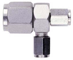Trajan (SGE) Stainless Steel Union Tee 1/16'' x 1/16'' x 1/16''