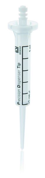 Brand GmbH & Co. KG Dispenser-Tips PD-Tips II, 5 ml, lose, PP/PE-HD, typ-codiert, Cert. LS-Q, unsteril, 100 St/Pkg