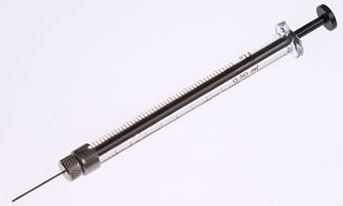 Hamilton 500 μl, Modell 1750 RN-L Valco VISF-1 Spritze, 22 Gauge, 19 mm, point style 3, max. Druck 700 psig (48.3 bar), max. Temperatur 115°C / 239°F