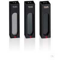 Product Image of Hellma® calibration standard set S002 for checking the photometric accuracy and linearity (440 - 635 nm) , Dimensions: 45 x 12,5 x 12,5 mm