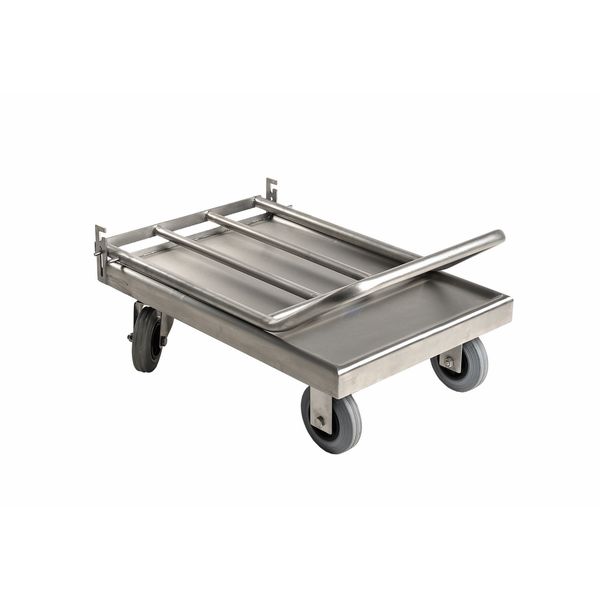 Bochem Labor Transportwagen 4, 18/10 Stahl, zusammenklappbar, LxBxH=785x450x850mm