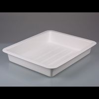 Photographic tray, deep, w/ ribs, white, 51x61 cm