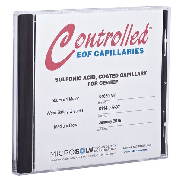 Microsolv Kapillare, kontrolliert, mittlerer Durchfluss, 50μm ID bei 1 Meter, 1 St/Pkg