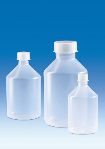 Vitlab Steilbrustflasche, Weithals, PP mit Schraubkappe, 100 ml, 20 St/Pkg